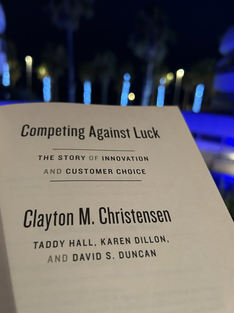 HiddenMonopoly's tweet image. Holiday reading
Another great read from Christensen
(Many know his book Disruptive Innovation, but this book is at least as good)
