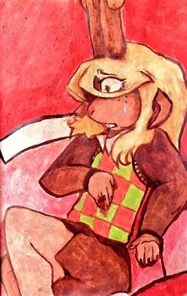 Kittymeow516's tweet image. * Are you man enough to take the blame for this . . . ?
#deltarune #DeltaruneChapter4 #weirdroute