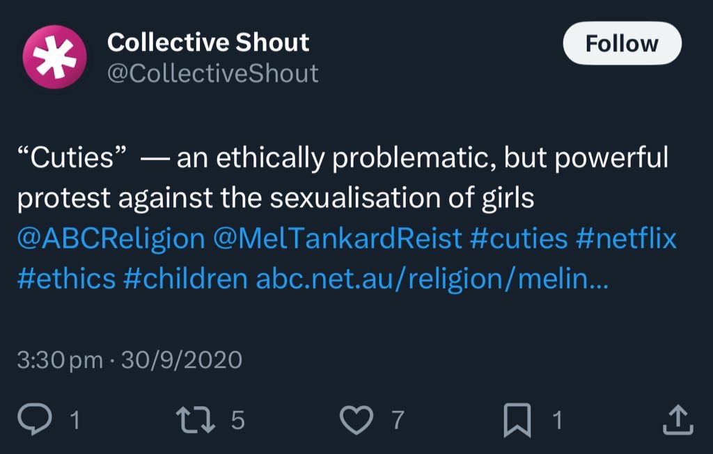 so wild for an organization that defended cuties to turn around and push to ban all paid nsfw content from the internet