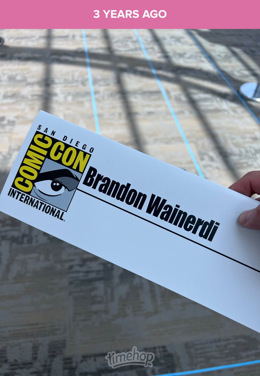 ActuallyBrandon's tweet image. Kinda bummed to be missing SDCC this year, for a variety of reasons. 

Yeah, the crowds suck and it’s mostly people trying to flip plastic toys, but it’s fun. Maybe next year?