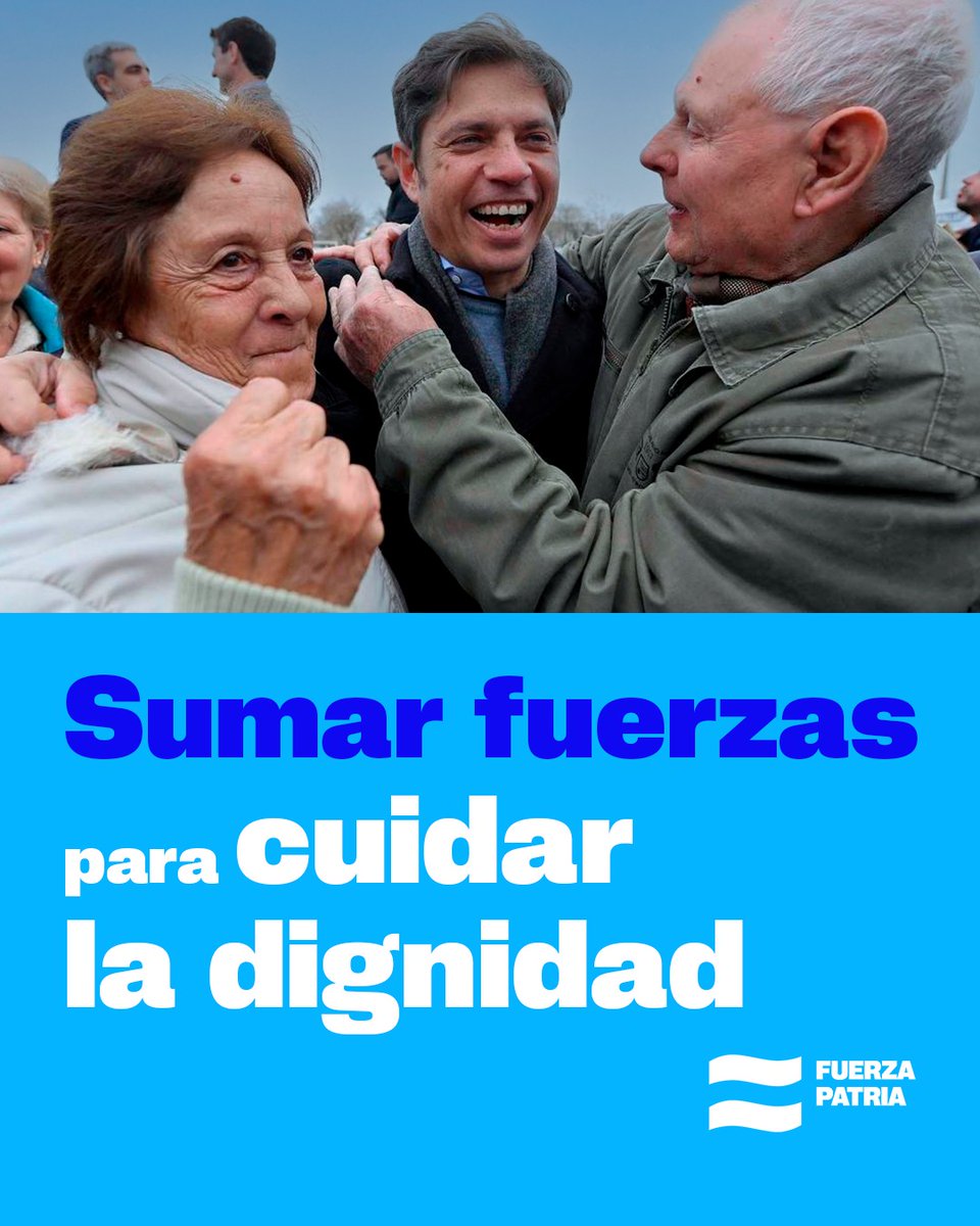 Sumar fuerzas para cuidar la dignidad de los bonaerenses.
