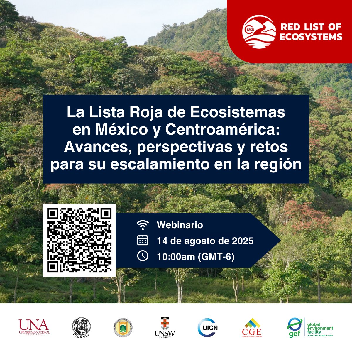 IUCN_CEM's tweet photo. 📍La Lista Roja de Ecosistemas en México y Centroamérica: avances, perspectivas y retos en la región.

Presentaremos los avances de la LRE en la región y los retos y oportunidades para fortalecer su implementación

14 de agosto de 2025
12:00 EST

https://t.co/sWWaZve3MA https://t.co/ab0abBFtj3