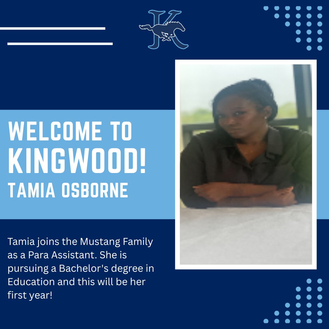 HumbleISD_KHS's tweet image. Welcome to Kingwood Tamia!
@HumbleISD
#mustangfamily #kingwood