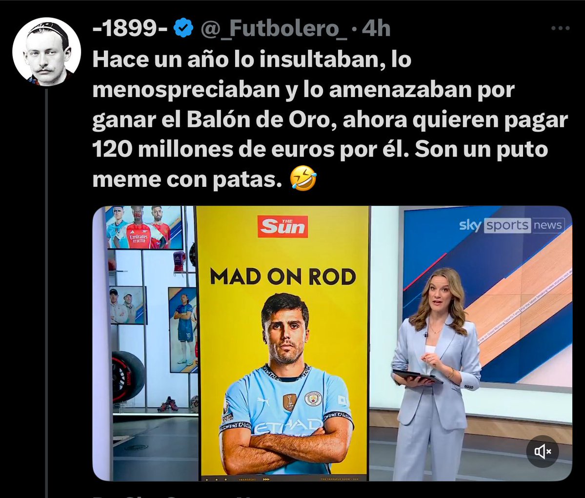 ¿Alguien le puede decir a mi amigo -1899- que los fichajes del Madrid no los hace MarioRM ni VikingoRMCF? Es que me tiene bloqueado