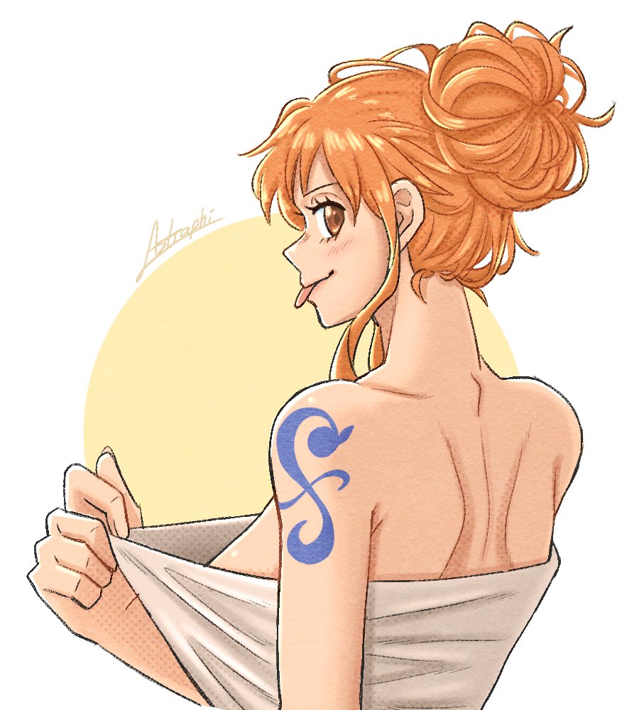Astraphi's tweet image. Haven&apos;t been able to draw much lately but here&apos;s a quick Nami sketch!

Have more stuff in the works, hope to post them soon!
#ONEPIECE #Nami