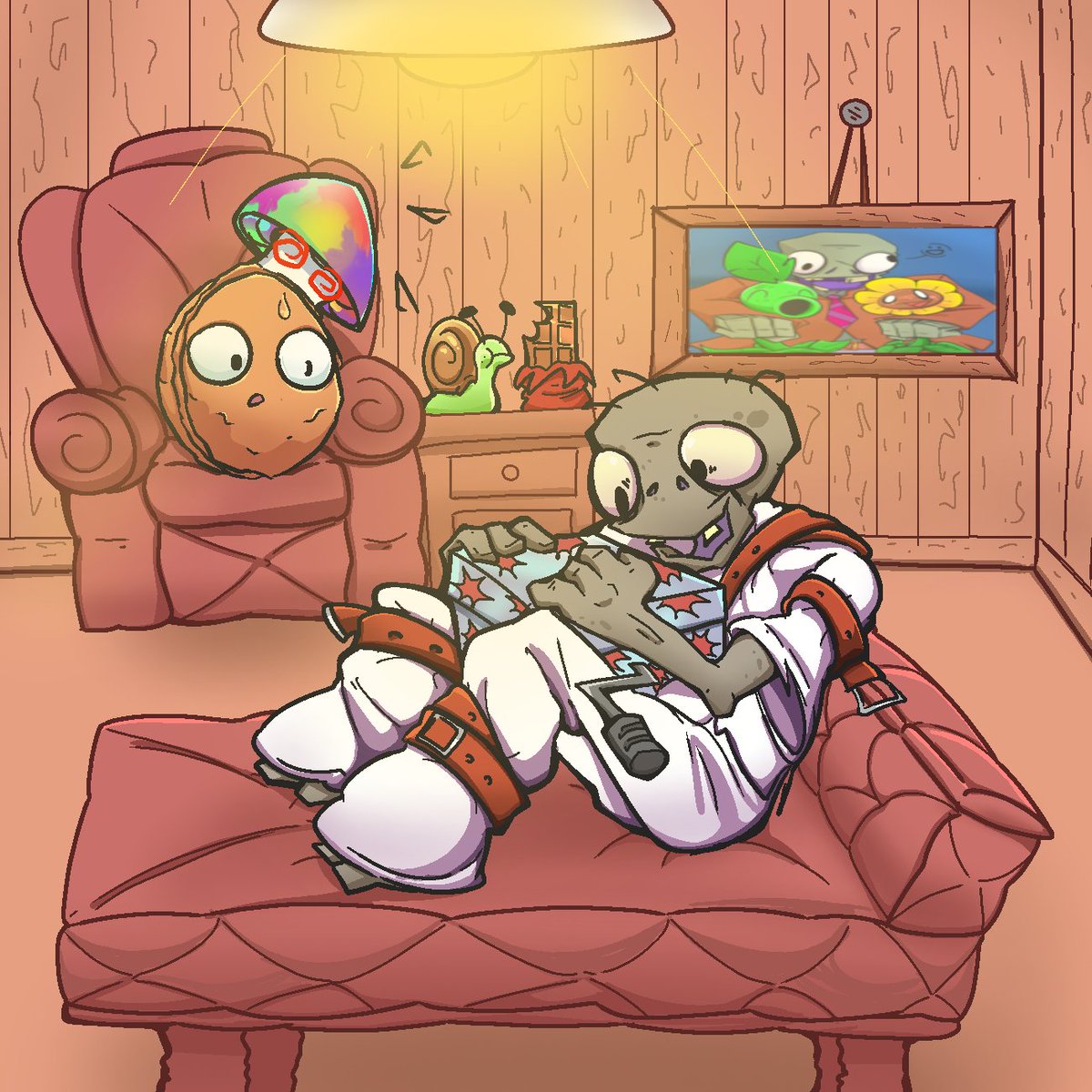 Zombie25alv's tweet image. Terapia 2 más terapia que nunca
#pvzfanart #plantsvszombies