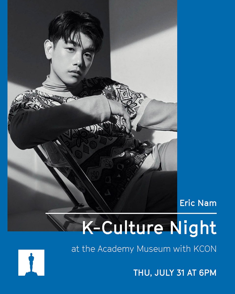The Academy (@theacademy) on Twitter photo Got a question for YIM Siwan?
Drop it below and it might be answered live on stage at K-CULTURE NIGHT at the <a href="/AcademyMuseum/">Academy Museum of Motion Pictures</a> - hosted by Eric Nam! Got a question for YIM Siwan?
Drop it below and it might be answered live on stage at K-CULTURE NIGHT at the <a href="/AcademyMuseum/">Academy Museum of Motion Pictures</a> - hosted by Eric Nam!