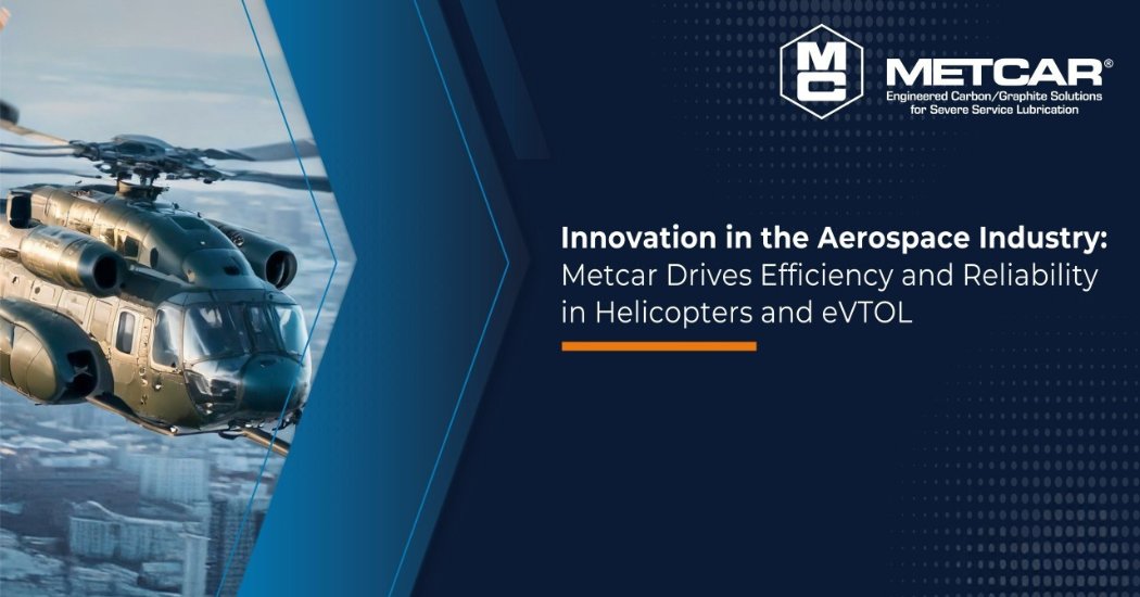 EmpoweringPumps's tweet image. Innovation in Aerospace: Metcar Delivers Performance Where It Counts
From helicopters to eVTOL systems, Metcar’s carbon graphite components are engineered for extreme conditions. With resistance to high temperatures, low friction, and custom-engineered solutions, Metcar helps…