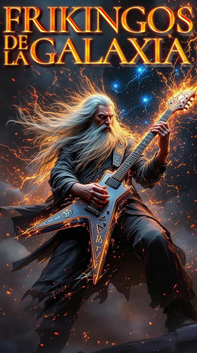 La Tierra Media nos reclama. Gandalf va a abrir el show con su solo de “You Shall Not Pass", el gran éxito de 'Balrog &amp; The Flaming Whips'. 🤘🤪 🤘 ¡Hasta la próxima semana, Frikingos! 🖖 #Gandalf #TLOTR #ESDLA #Rock #FrikingosDeLaGalaxia