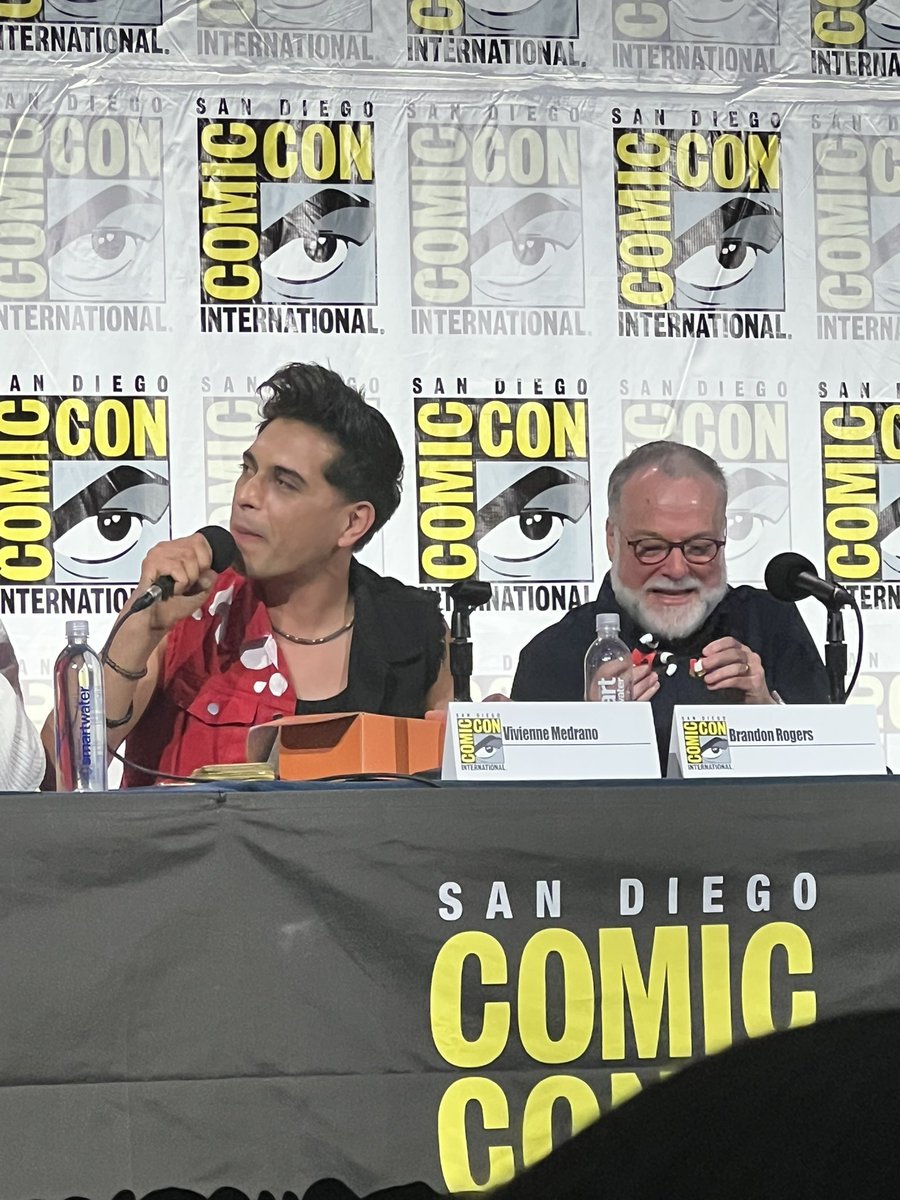 most_def's tweet image. “They’re supposed to do this.” - Hazbin Hotel #SDCC