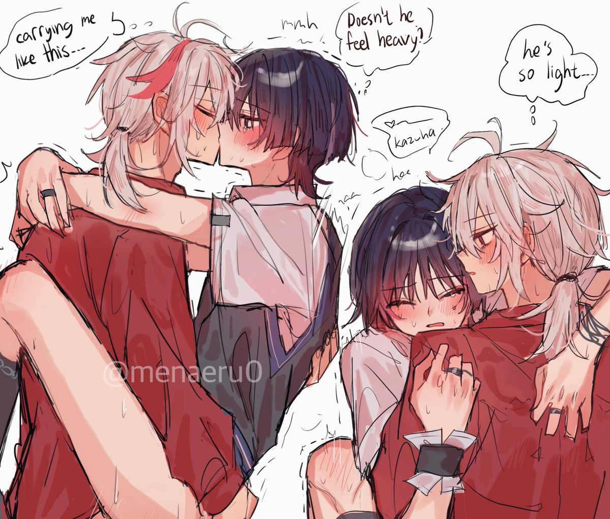 same AU I think #kazuscara