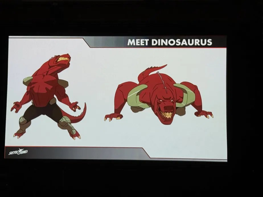 invincibleisms's tweet image. #invincible dinosaurus character models via robert kirkman's sdcc panel