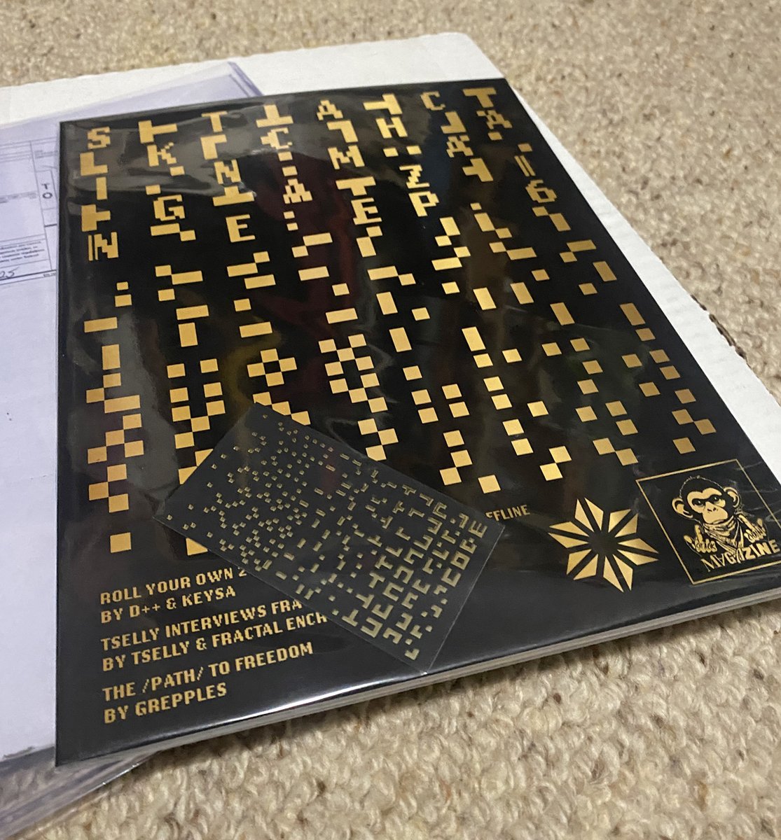 JenBartonDesign's tweet image. My copy of @stackchainmag just arrived all the way from the other side of the world!! 🦘✈️📦
It’s so pretty I might not even open it.
Massive love to the team behind this beauty. You legends. 🧡