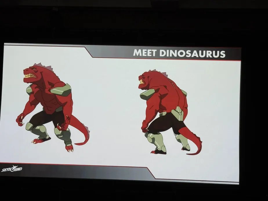 invincibleisms's tweet image. #invincible dinosaurus character models via robert kirkman's sdcc panel