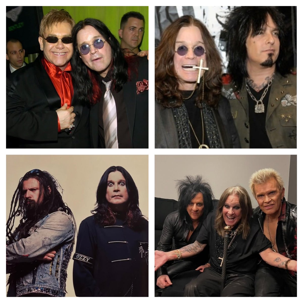 IK5METAL's tweet image. おはようございます
偉大なミュージシャン達のオジーオズボーンへの愛が溢れているの写真を
・メタリカ
・アンガスヤング
・エルトンジョン、ニッキーシックス、ロブゾンビ、Sスティーヴンス、ビリーアイドル
・ボンジョヴィ、カヴァーデイル、ジーンシモンズ、セバスチャンバック