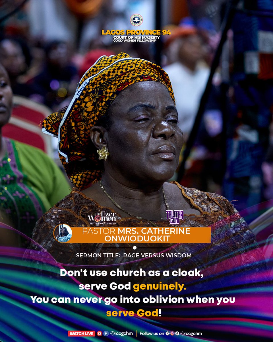 rccgchm's tweet photo. We are still reflecting on Last weekend's Ezer Women program!
Here are some excerpts from the messages. Missed a session? You can re-watch on our YouTube channel@rccgchm
#Talithacumi #rccgchm #ezerwomen #lp94 https://t.co/R6D7X3thx7