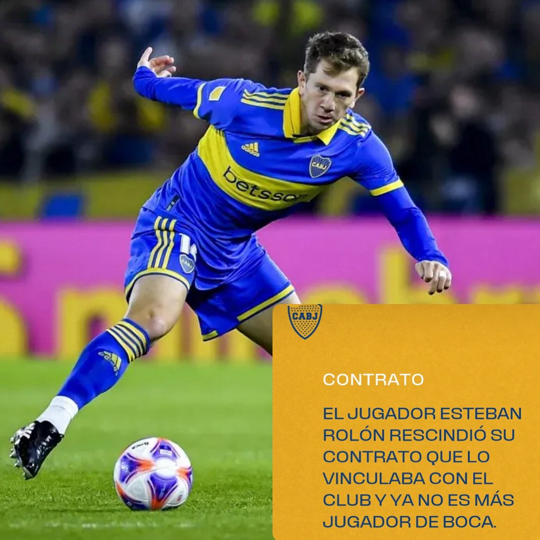 arevalo_martin's tweet image. Lo contamos ayer con @gustavohlopez en @radiolared : Esteban Rolon iba a rescindir su contrato con Boca. Y así fue. Ya no pertenece al club.