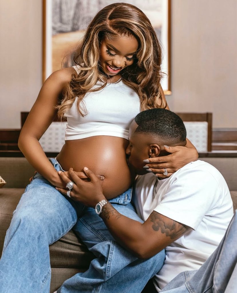 faree_for_real's tweet image. Congratulations to Priscy and Juma on their baby😍😍