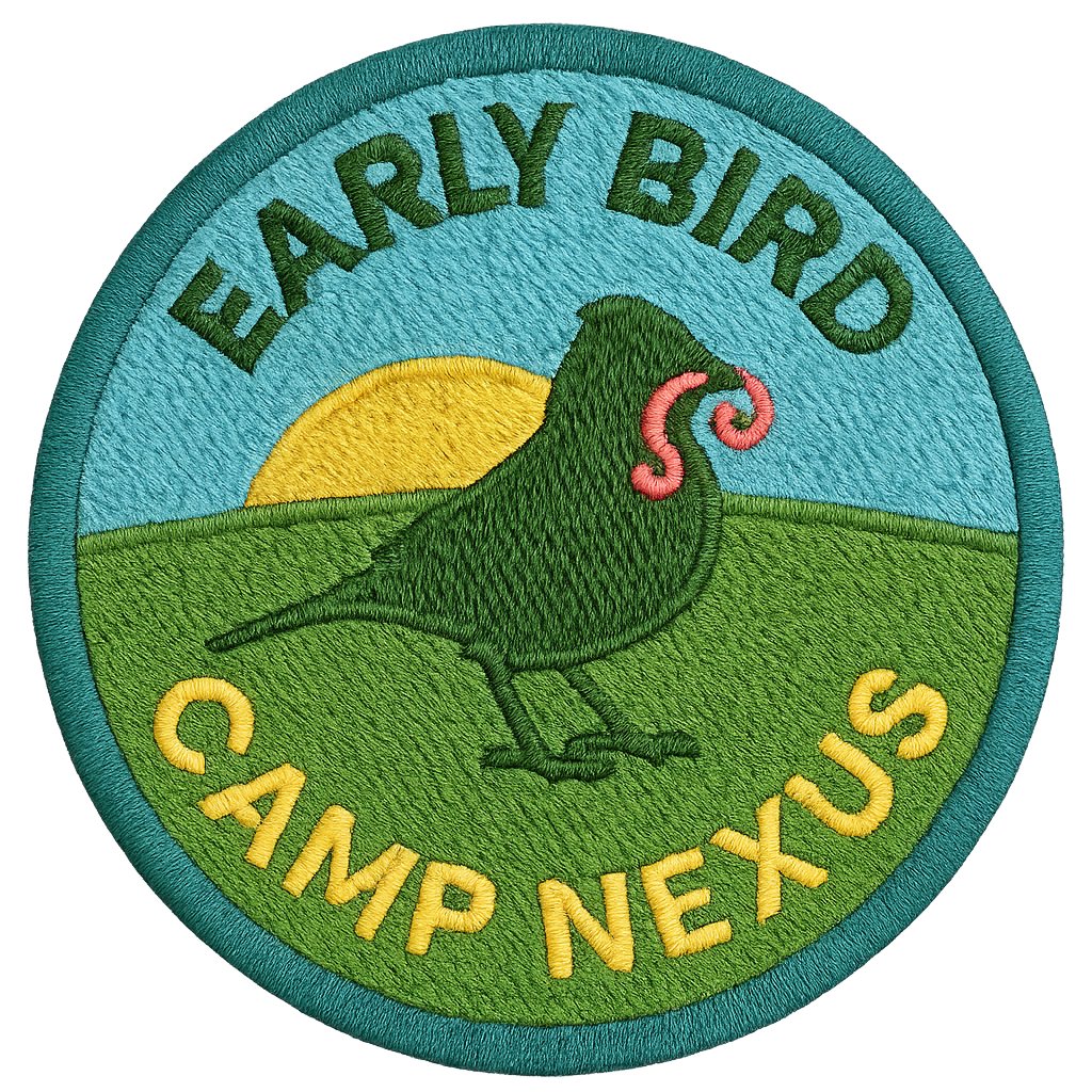 Hidden Badge Unlocked: Early Bird

How to earn:
- Repost this post: x.com/NexusLabs/stat…
- Comment here with your wallet ID
- Only users that have reposted and commented with their ID will receive 10k bonus NEX Testnet points.
- Hidden Badge closes on 7/25 3pm PT.
