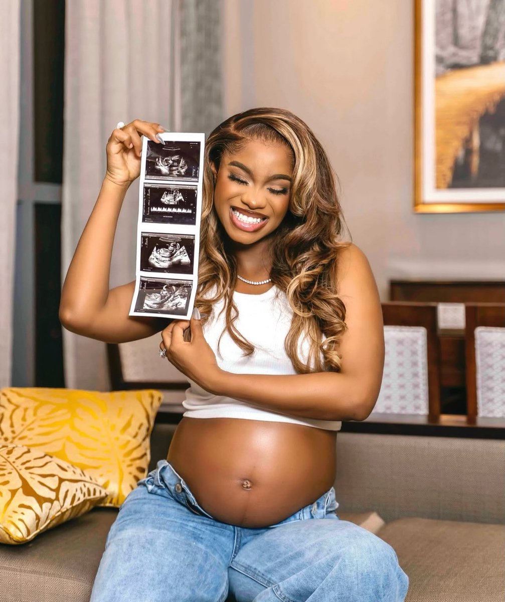 GossipMillNaija's tweet image. Breaking News: Priscilla Is Pregnant, She and her Husband Juma Jux are both expecting their first Child Together