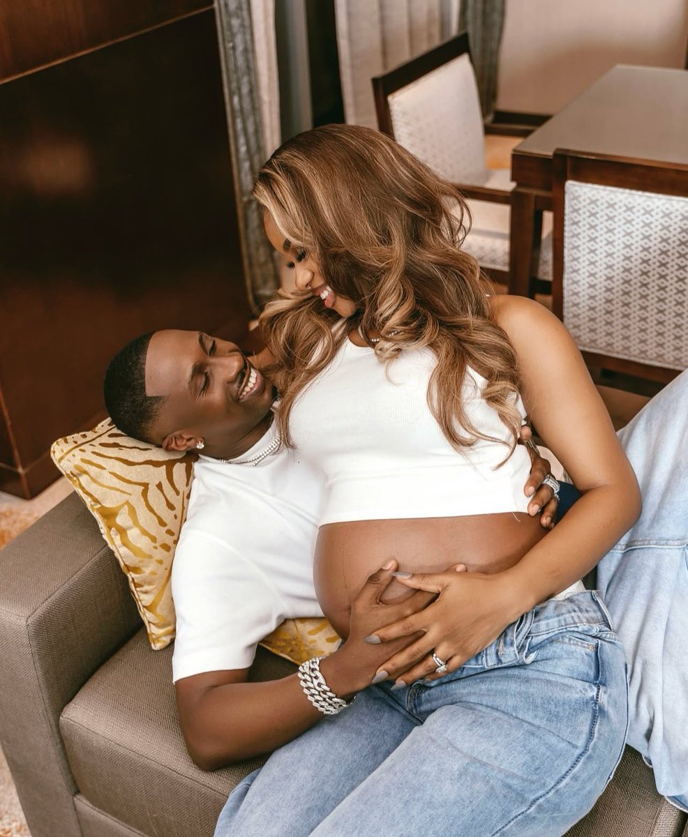 GossipMillNaija's tweet image. Breaking News: Priscilla Is Pregnant, She and her Husband Juma Jux are both expecting their first Child Together