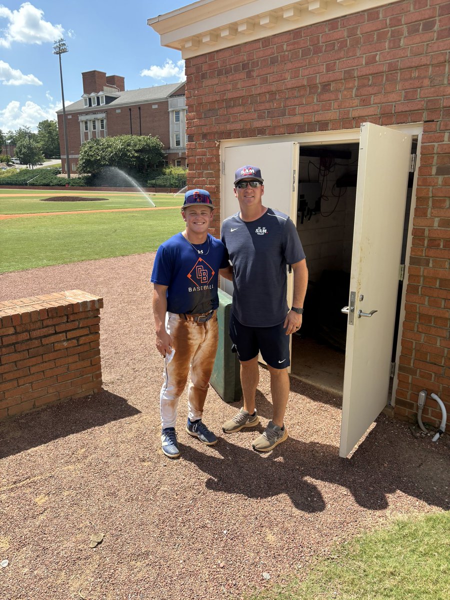 bhood544's tweet photo. Big thanks to @SamfordBaseball and @CoachGilWalker @CoachShrout @BFryman for an awesome camp! Grateful for the opportunity to learn, compete, and be around a great program. https://t.co/PTg1uLI0Ts