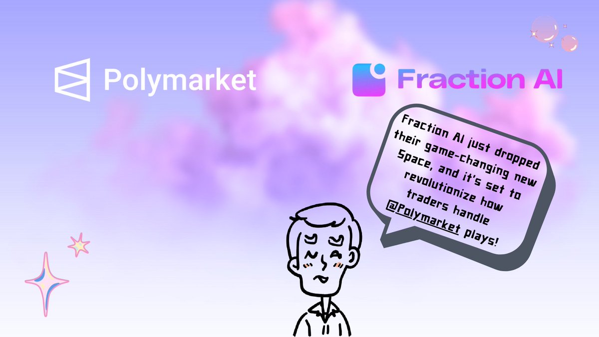 LaGGeRu5's tweet image. Crypto enthusiasts, the moment everyone&apos;s been buzzing about has arrived—Fraction AI just dropped their game-changing new Space, and it&apos;s set to revolutionize how traders handle @Polymarket plays!

In the wild world of Polymarket, timing is everything—it rewards sharp moves, but…