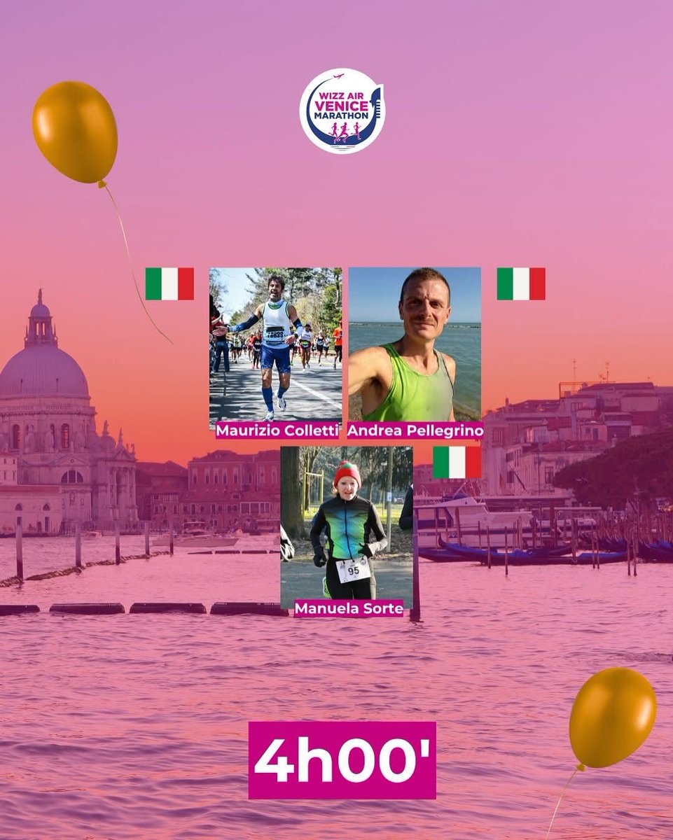 MauriColl's tweet photo. Il 26 ottobre 2025 alla @Venicemarathon ci sarò anche quest’anno🤩
I WANT YOU 🫵
#venice #venezia #venicemarathon #running #runner #runningmotivation #runningterritory #pacerteam #pacingteam #pacerteam4h #pugilisticarenazzese #fidasrenazzo #centorunnerschool https://t.co/sUelD377Y4