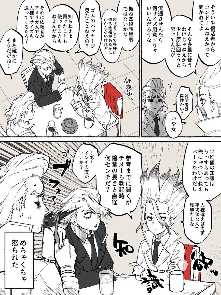 とんでもねえ質問してくる米千♀(※ド直球下ネタ)
このあと先生が全部作った 
