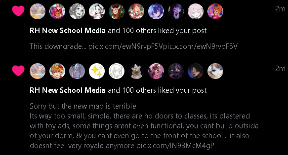 soitsdestined's tweet image. Even RH new school media knows it