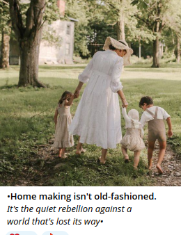 FlatTrads's tweet image. The real rebellion of our age.