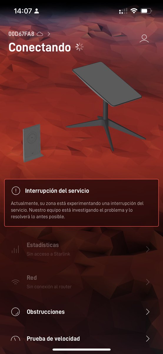 Se cae el servicio de #Starlink en varias zonas de México.