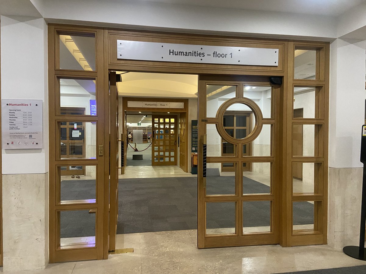 It’s been a while but finally acquired a new reader’s card and spent some time this evening working on the book at <a href="/britishlibrary/">British Library</a>. Feels good to make a return to Humanities floor 1 😊
