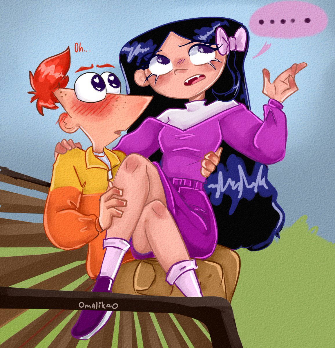 omalikaoo's tweet image. they&apos;re fine! (at least one of them)

#phinbella