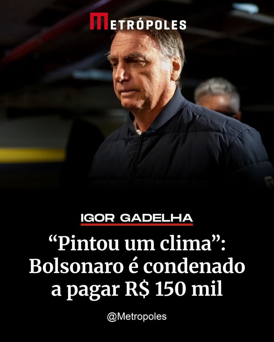 AGORA: Justiça condena Bolsonaro a pagar R$ 150 mil por declarar que 'ROLOU UM CLIMA' com adolescentes.