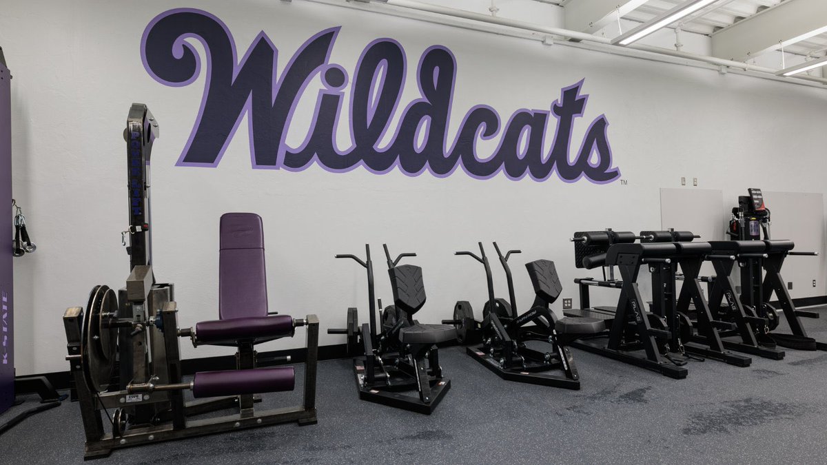 KSSCentral's tweet image. Upgrades Inside the Ice Family Basketball Center
The weight room just received a fresh set of upgrades, now featuring new dumbbells, updated racks, bold purple and lavender accents, and a full range of new equipment.