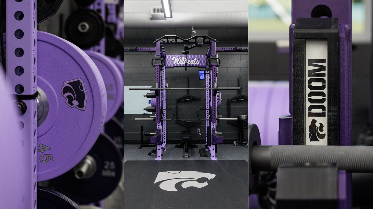 KSSCentral's tweet image. Upgrades Inside the Ice Family Basketball Center
The weight room just received a fresh set of upgrades, now featuring new dumbbells, updated racks, bold purple and lavender accents, and a full range of new equipment.