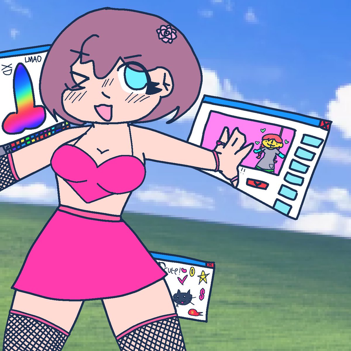 Cherriedchaos's tweet image. HI VIALYN!!! HI!!! Why isn’t she saying hi back,,,