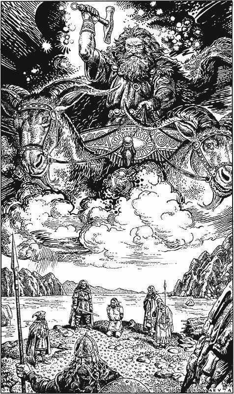 Sagnamadr's tweet image. “Ok borðróins barða
brautar hringr inn ljóti
á haussprengi Hrungnis
harðgerðr neðan starði.”
“And the ugly ring of the side-oared ship’s road stared up spitefully at Hrungnir’s Skull-Splitter.”
~Bragi hinn gamli, Skáldskaparmál, Faulkes ᚼ