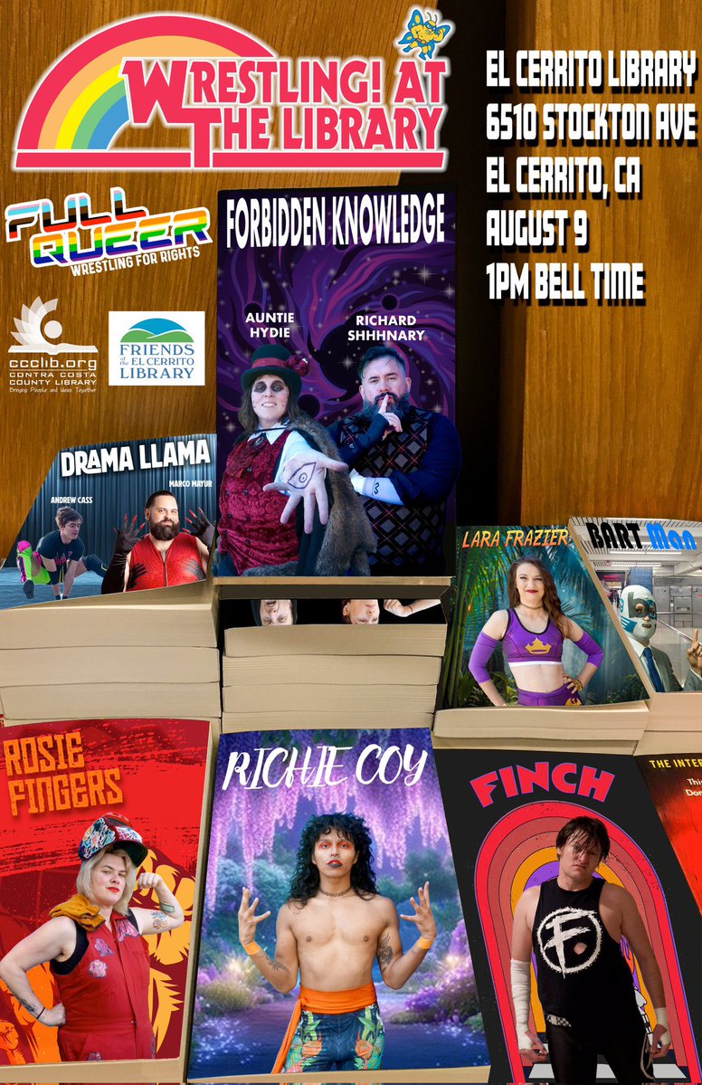 The Wrestling Junkies Podcast (@junkiespod) on Twitter photo TONIGHT: Mr. Cincinnati chats with our friends at <a href="/fullqueer/">Full Queer Wrestling</a> about two wild upcoming shows—Wrestling at the Library 📚 and the Lyon-Martin Cup 💫 Don’t miss this fun, feel-good convo!
🎥 6:30 PM EST | YouTube Live
#FullQueer #IndieWrestling #WrestlingPodcast TONIGHT: Mr. Cincinnati chats with our friends at <a href="/fullqueer/">Full Queer Wrestling</a> about two wild upcoming shows—Wrestling at the Library 📚 and the Lyon-Martin Cup 💫 Don’t miss this fun, feel-good convo!
🎥 6:30 PM EST | YouTube Live
#FullQueer #IndieWrestling #WrestlingPodcast