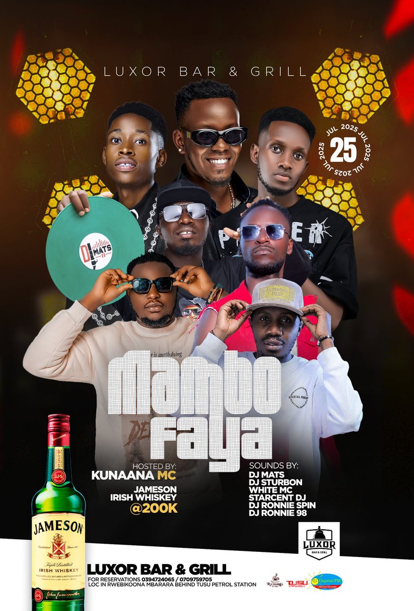 Friday is for #MamboFayaAtLuxor <a href="/LuxorBarMbra/">Luxor Bar & Grill</a>