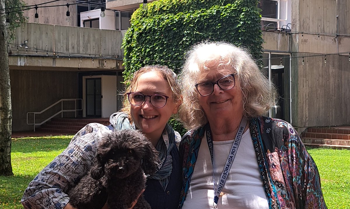 PfaffCatherine's tweet image. Something extraordinary for me about @the_IAS is the intergenerationality & inclusion of "wise elders." I will always treasure the special bond Pierre & I developed with the greatests of greats, Karen Uhlenbeck. Our many meals, math & life conversations, something very special...