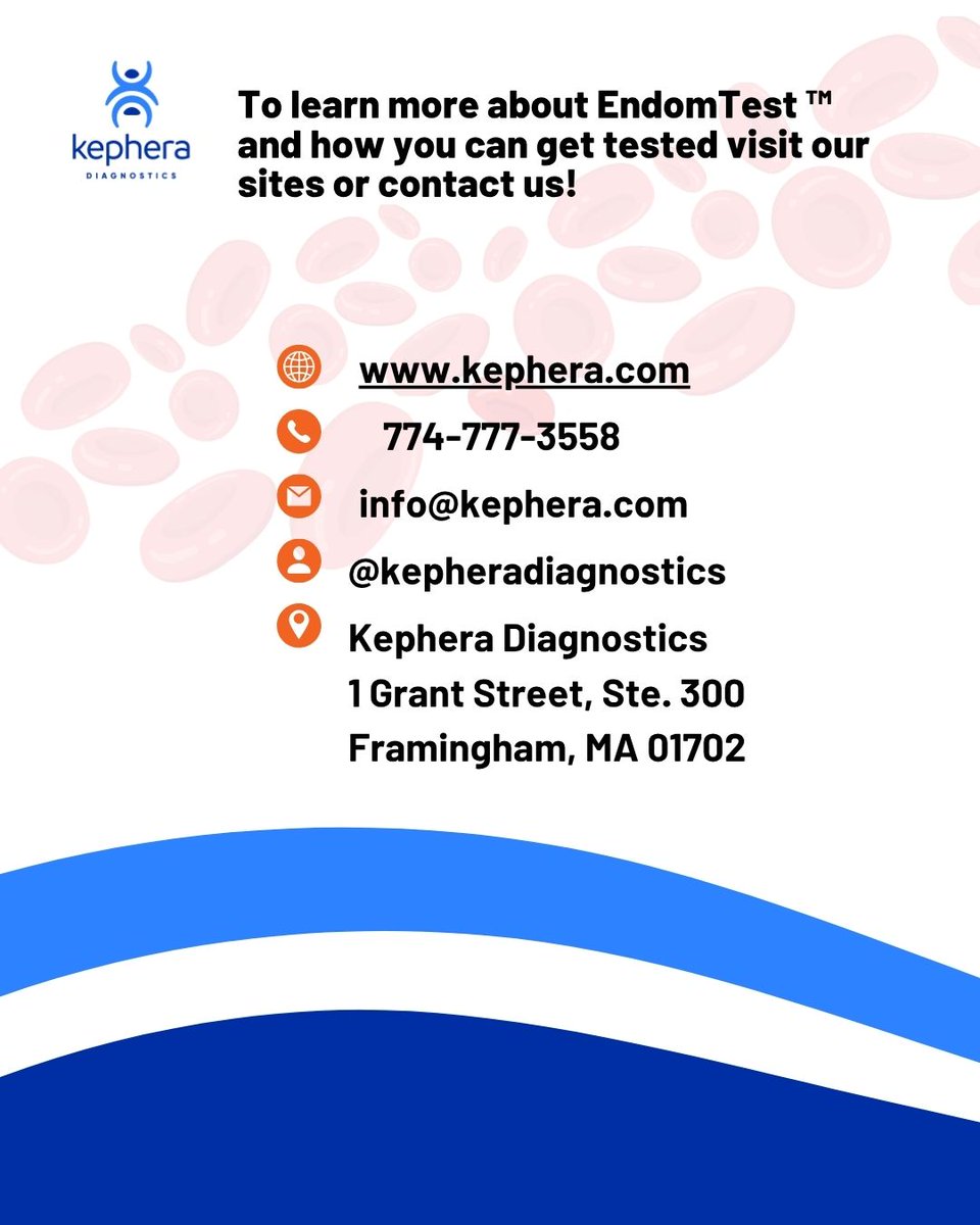 We’re proud to announce the launch of EndomTest™, the first commercially available blood test for endometriosis in the U.S.​ Order online at kephera.com/order-test/end…