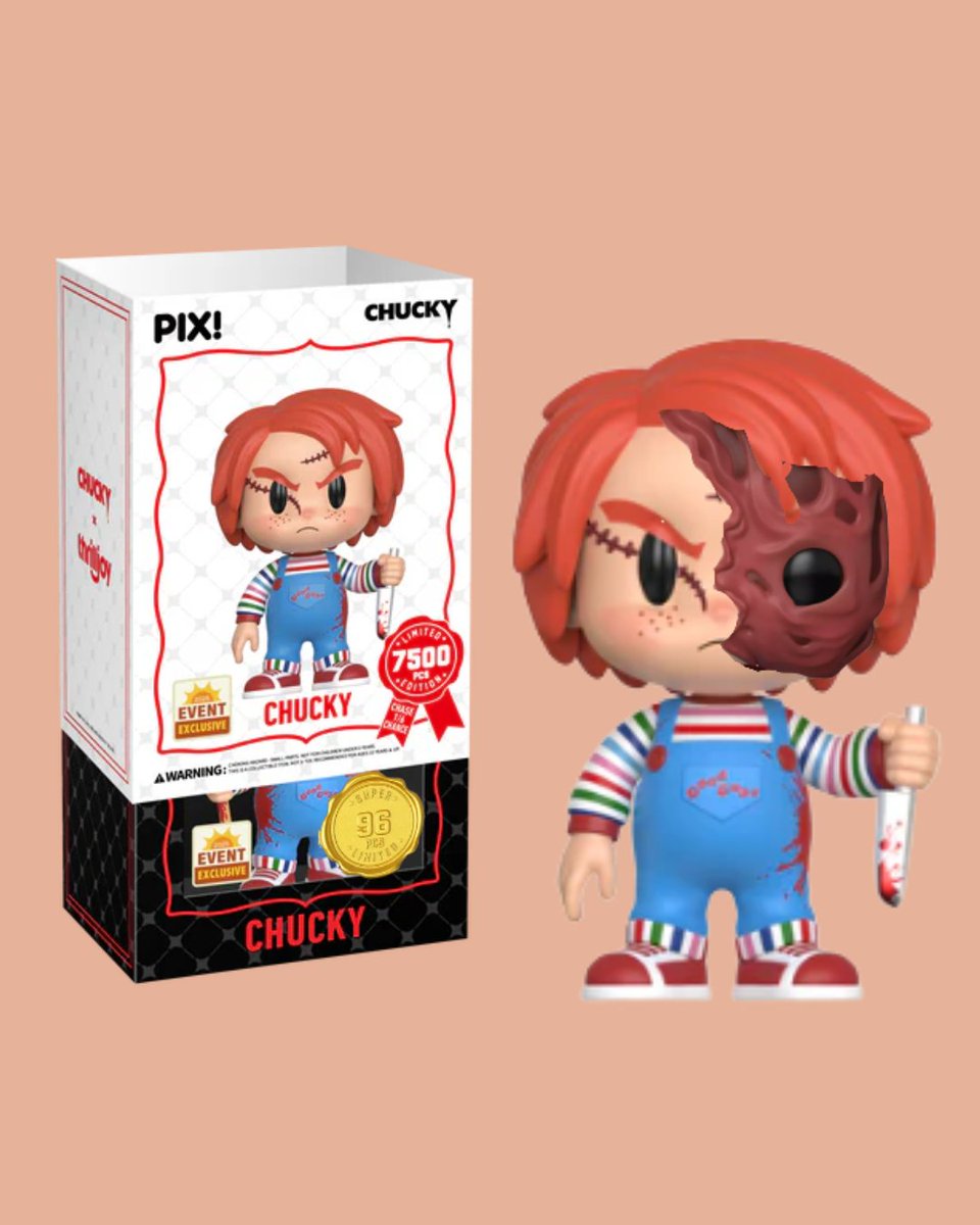 professorjosh's tweet image. Thrilljoy missed out on the release of a Super Chases for both of the new horror releases, with a possibility of Chucky (1/2 burned face) & Jason (unmasked) for 96 pieces!
Yes, this is my poor attempt at quick edits.
#thrilljoy @ThrilljoyCo @ThrilljoyNews…