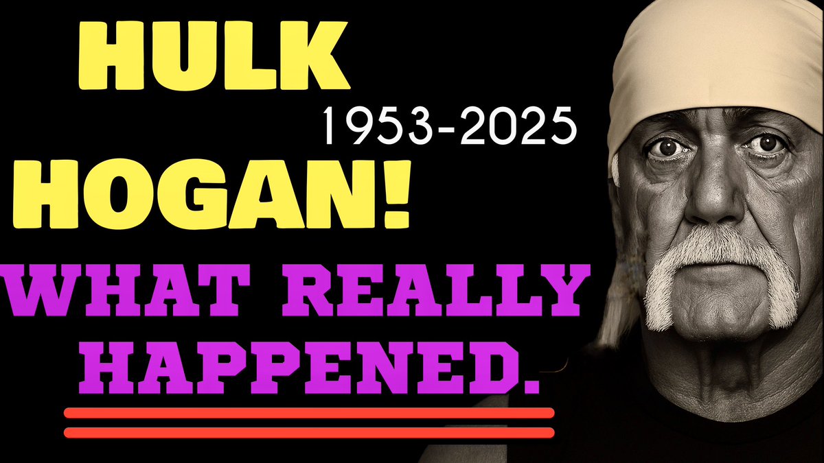 ovyay's tweet photo. HULK HOGAN : WHAT REALLY HAPPENED? #hulkhogan #hulkamania
https://t.co/Eghn2G8V0U https://t.co/EznM2LRF7A