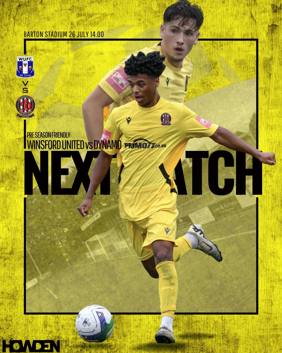 ShepshedDynamo's tweet image. NEXT UP! - On the 🛣️
Due to a late change to our schedule we have organised an away trip to Cheshire as we face Winsford United…
🔢 GAME 6
🆚 @WinsfordUnited
🏆 PRE SEASON FRIENDLY
🏟️ Barton Stadium
🚗 CW7 3AE
📅 🕜 26/07/25 - 14.00