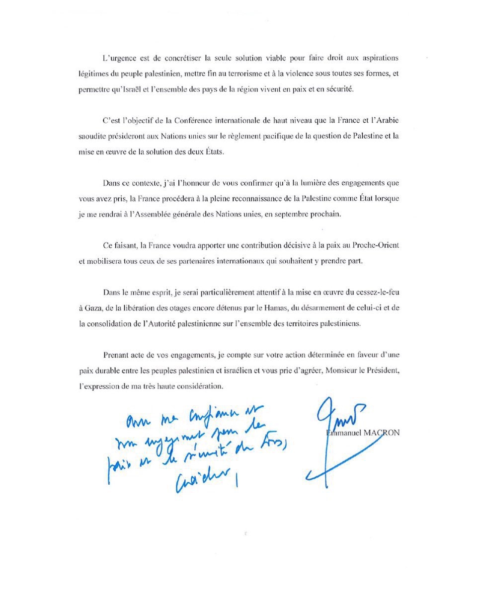 LeopoldoFont's tweet image. 🇫🇷🇮🇱🇵🇸 La audaz apuesta geopolítica de Macron: Francia usará la carta del reconocimiento de Palestina para forzar una nueva dinámica. La condición: que la AP se reforme y garantice la seguridad. Suficiente para cambiar la realidad o un riesgo demasiado alto?
#Geopolitika