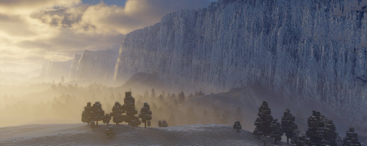 WesterosCraft's tweet photo. The Wall, made in Minecraft https://t.co/qK291jPr8G