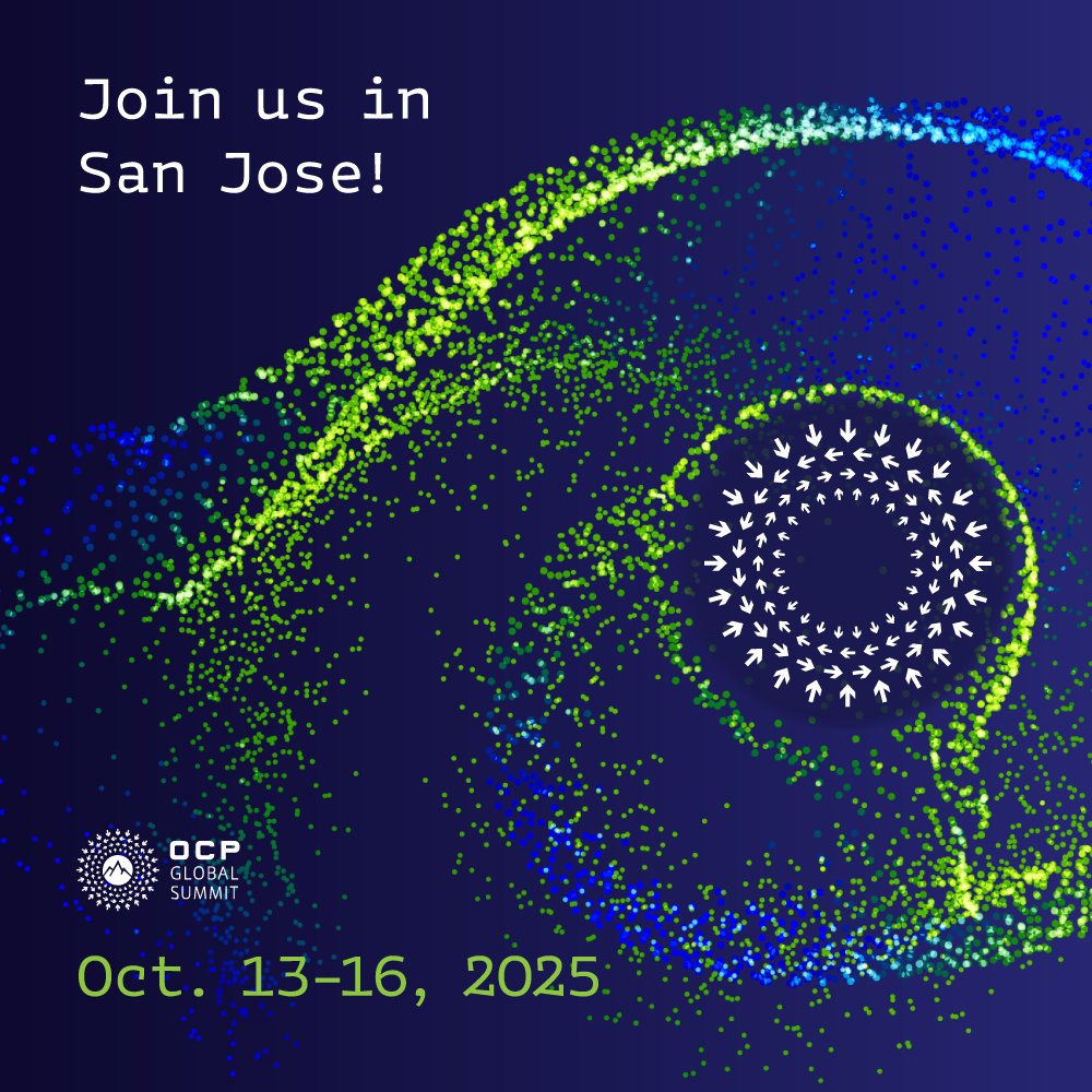The Full Schedule is now live for the 2025 OCP Global Summit!

Taking place once again in San Jose, CA from October 13 to 16, this year’s event has expanded to four days, with keynotes kicking off Monday afternoon. There are 30 tracks this year, including the Future Technologies