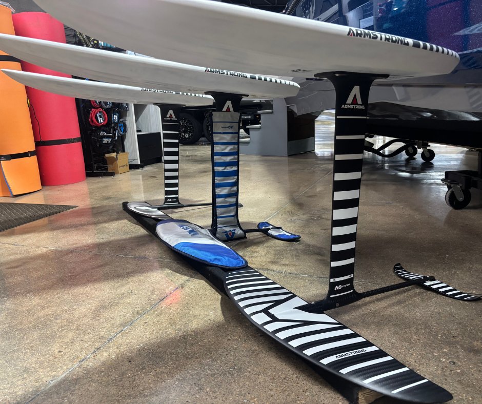 allelementsict's tweet photo. The ultimate Armstrong Foil Kit + Board—only $2,000 at AEA! 

Choose Your Perfect Match:
Boards: 4’0 | 4’5 | 4’10  
Foil Kits: CF1200 | CF1600 | CF2050 | HS1550  

Kit Includes: front &amp; rear wing, fuselage, mast, mounting hardware &amp; storage case https://t.co/b3CGuJUr0u